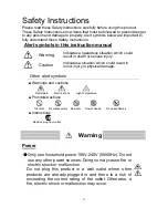 Предварительный просмотр 6 страницы NEC RG-A100L Instruction Manual