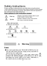 Предварительный просмотр 4 страницы NEC RG-G200LV Instruction Manual