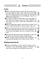Preview for 10 page of NEC RG-G200LV Instruction Manual