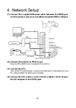 Preview for 24 page of NEC RG-G200LV Instruction Manual