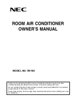 Preview for 1 page of NEC RH188 Owner'S Manual