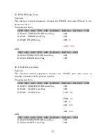 Preview for 27 page of NEC RS232 CONTROL CODES RESIDENTIAL MODELS Manual