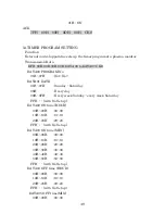 Preview for 49 page of NEC RS232 CONTROL CODES RESIDENTIAL MODELS Manual