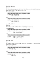 Preview for 62 page of NEC RS232 CONTROL CODES RESIDENTIAL MODELS Manual