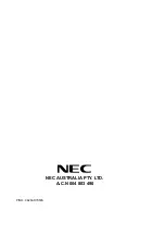 Preview for 22 page of NEC RSC1812 Owner'S Manual