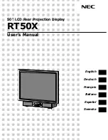 Preview for 1 page of NEC RT50X User Manual