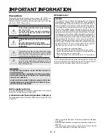 Preview for 8 page of NEC RT50X User Manual