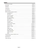 Preview for 2 page of NEC SB-03TM User Manual