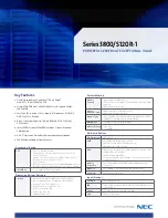 Preview for 1 page of NEC Series3800/S120R-1 Datasheet