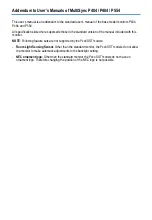 Preview for 3 page of NEC ShadowSense Touch MultiSync P404 SST User Manual