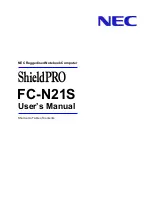 Preview for 1 page of NEC ShieldPRO FC-N21S User Manual