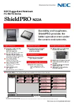 Preview for 1 page of NEC ShieldPRO N22A Specifications