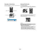 Preview for 22 page of NEC Showcase Series HT1100 User Manual