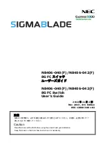 NEC SigmaBlade N8406-040(F) User Manual preview