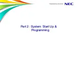 Preview for 14 page of NEC SL1000 Technical Training Manual