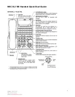 Предварительный просмотр 1 страницы NEC SL1100 Quick Start Manual