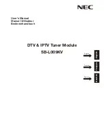 Preview for 1 page of NEC Slot-in Tuner (DVB-T, Analogue User Manual