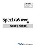 NEC SpectraView 2190 User Manual preview