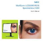 Preview for 1 page of NEC SpectraView 2690 User Manual