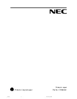 Preview for 104 page of NEC SpectraView LCD2180 WideGamut LED User Manual