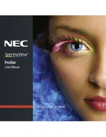 NEC SpectraView Profiler 5 User Manual preview