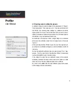 Preview for 45 page of NEC SpectraView Profiler 5 User Manual