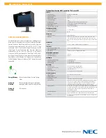 Preview for 2 page of NEC SpectraView Reference 302 Specifications