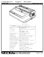 Предварительный просмотр 1 страницы NEC Spinwriter 2000 User Manual