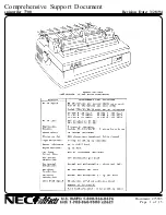 NEC Spinwriter 7700 User Manual preview