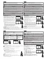 Preview for 2 page of NEC ST-EX2023-BK Installation Instructions