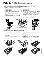 Предварительный просмотр 2 страницы NEC SuperScript 1800 Instructions