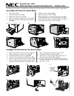 Предварительный просмотр 3 страницы NEC SuperScript 1800 Instructions