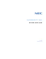 NEC SuperScript 1800 Network User'S Manual preview