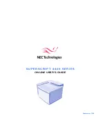 NEC SuperScript 4400 User Manual preview