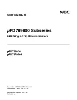 NEC switch User Manual preview