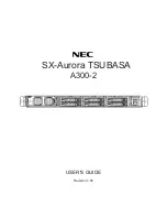 NEC SX-Aurora TSUBASA A300-2 User Manual preview