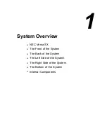 Preview for 11 page of NEC SX Service And Reference Manual