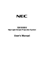 Предварительный просмотр 2 страницы NEC SX10000 User Manual