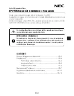 Preview for 49 page of NEC U250X Installation And Adjustment Manual