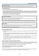 Preview for 7 page of NEC UM280W User Manual