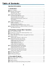 Предварительный просмотр 8 страницы NEC UM280W User Manual