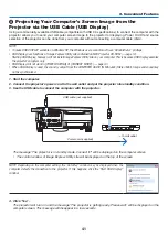 Предварительный просмотр 51 страницы NEC UM280X User Manual