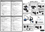 NEC UM301W Quick Setup Manual preview