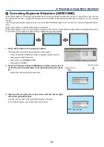 Предварительный просмотр 32 страницы NEC UM301W User Manual