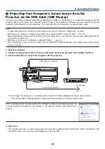 Предварительный просмотр 54 страницы NEC UM301W User Manual