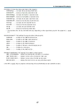 Предварительный просмотр 58 страницы NEC UM301W User Manual