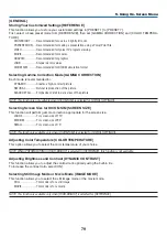 Preview for 90 page of NEC UM351W User Manual