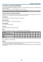 Preview for 91 page of NEC UM351W User Manual