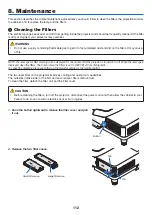 Preview for 124 page of NEC UM352W User Manual