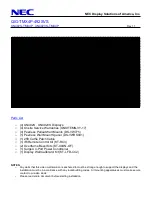 NEC UN492S-TMX4P Quick Start Manual предпросмотр